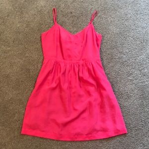 Hot Pink Jcrew dress